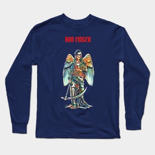 Devil Angel Bad Finger Long Sleeve T-Shirt